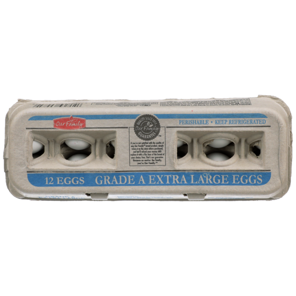 Eggs Our Family Grade A Extra Large Eggs hero