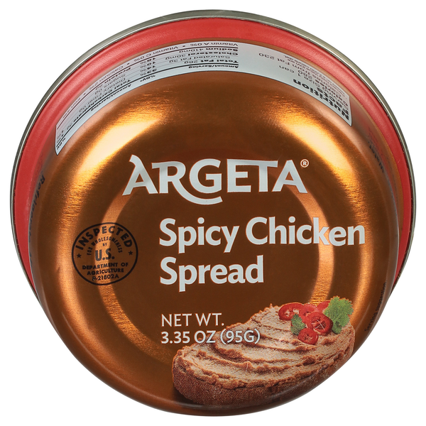 Canned Meat & Seafood Argeta Spread, Spicy Chicken hero