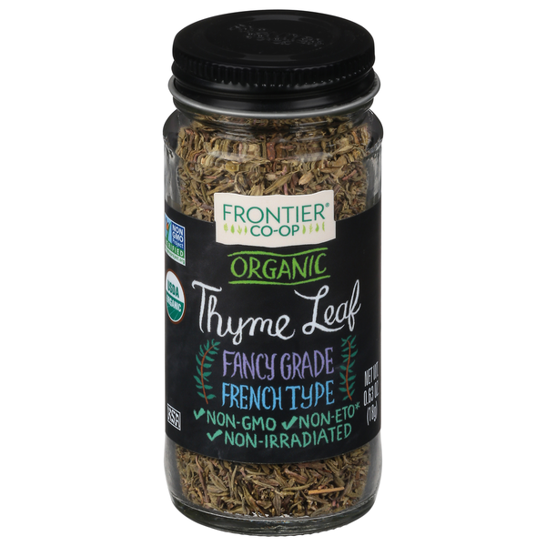 Spices & Seasonings Frontier Co-op Thyme Leaf, Organic, French Type, Fancy Grade hero