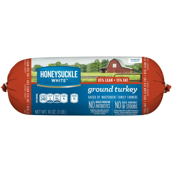 Packaged Meat Honeysuckle White® 85% Lean / 15% Fat Ground Turkey Roll hero