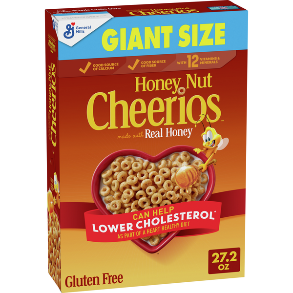 Cereal & Granola Honey Nut Cheerios Heart Healthy Cereal With Happy Heart Shapes hero