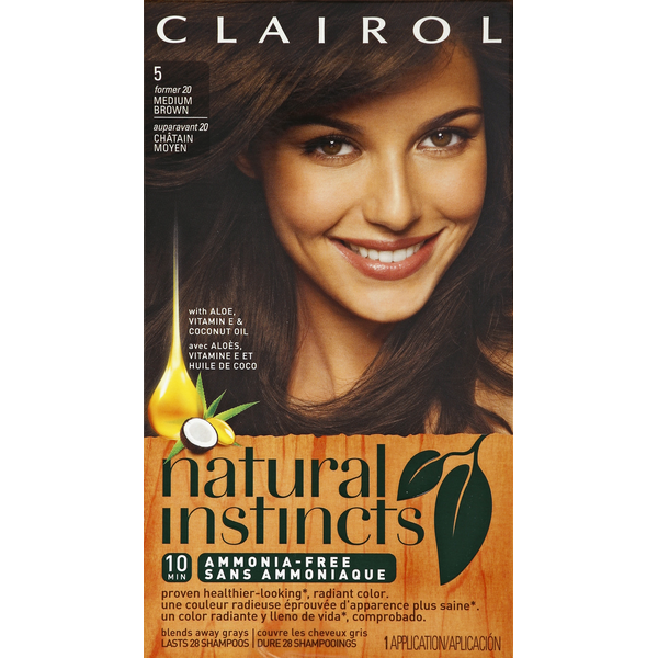 Hair Care Clairol Non-Permanent Color, Hazelnut Medium Brown 5 hero