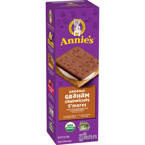 Annie's Organic S'more Graham Sandwich Cookies hero