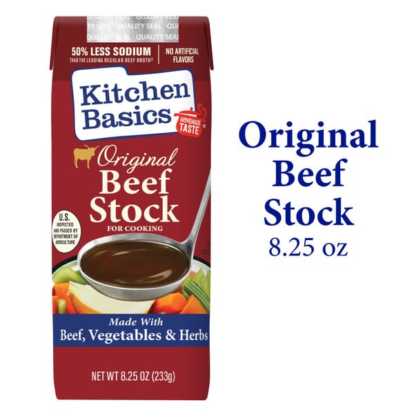 Soup, Broth & Bouillon Kitchen Basics Beef Stock hero