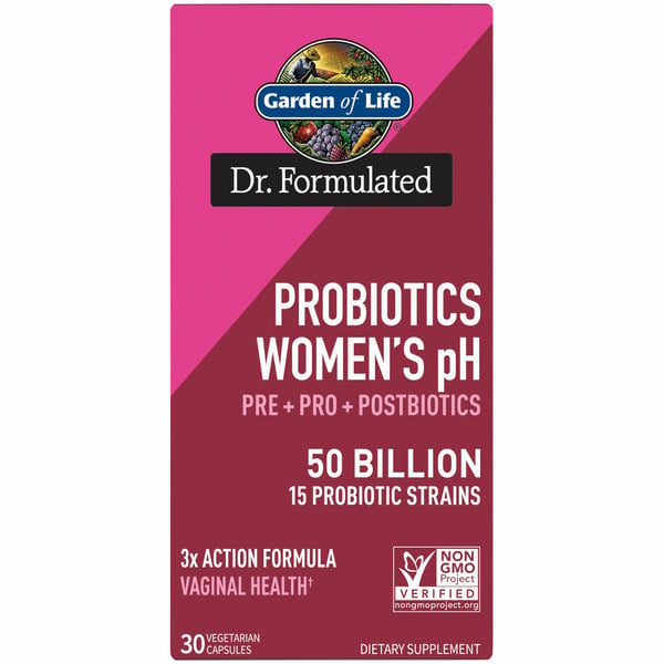 Garden of Life Probiotics Women's pH, 50 Billion, Vegetarian Capsule hero