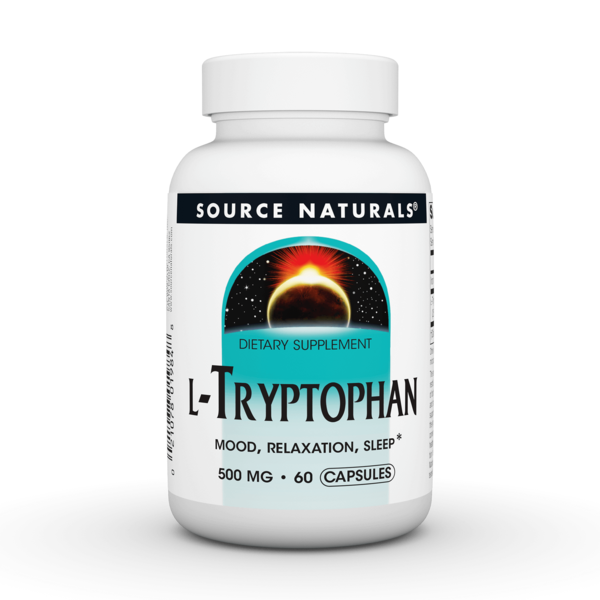 Vitamins & Supplements Source Naturals L-Tryptophan 500 mg Capsule hero