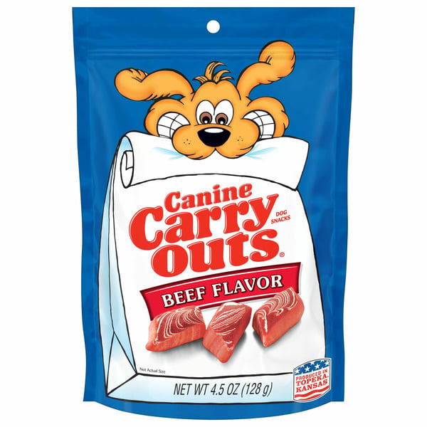 Dog Food & Care Canine Carry Outs Dog Treat, Beef hero