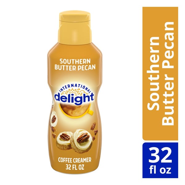 Cream International Delight Southern Butter Pecan Coffee Creamer hero