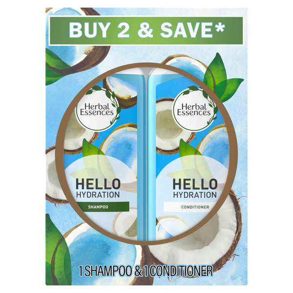 Shampoo & Conditioners Herbal Essences Hello Hydration Shampoo & Conditioner hero