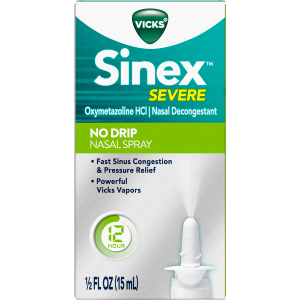 Cold, Flu & Allergy Vicks Nasal Spray, No Drip, Severe, 12 Hour hero