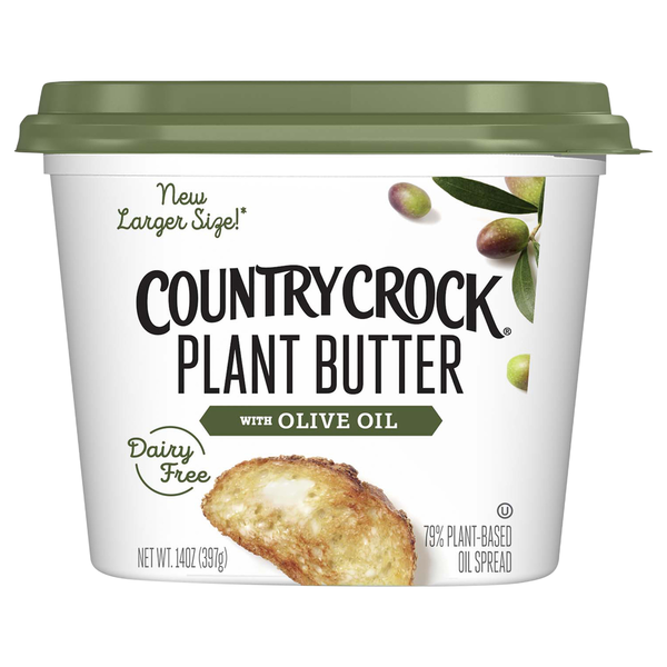 Butter Country Crock Plant Butter, with Olive Oil, Dairy Free hero