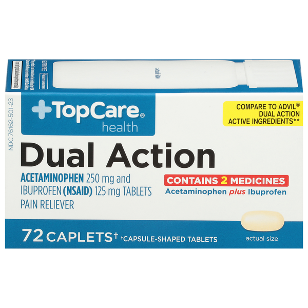 Muscles, Joints & Pain Relief TopCare Dual Action, Caplets hero