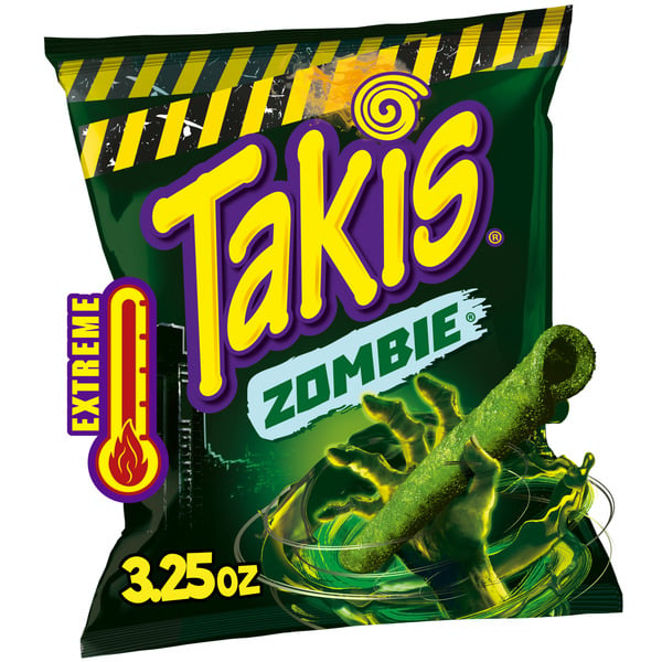 Chips & Pretzels Takis Zombie Rolled Tortilla Chips Bag hero