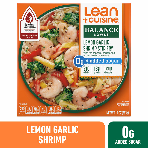 Frozen Meals Lean Cuisine Lemon Garlic Shrimp Bowl Frozen Entrée hero