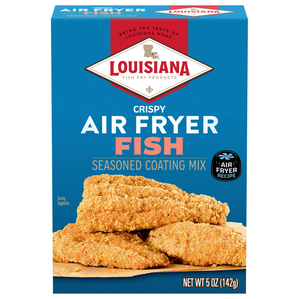 Flour & Frying Mix Louisiana Fish Fry Products Seasoned Coating Mix, Fish, Crispy, Air Fryer hero