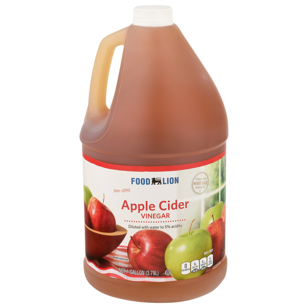 Oils & Vinegars Food Lion Apple Cider Vinegar, Non-GMO, Jug hero