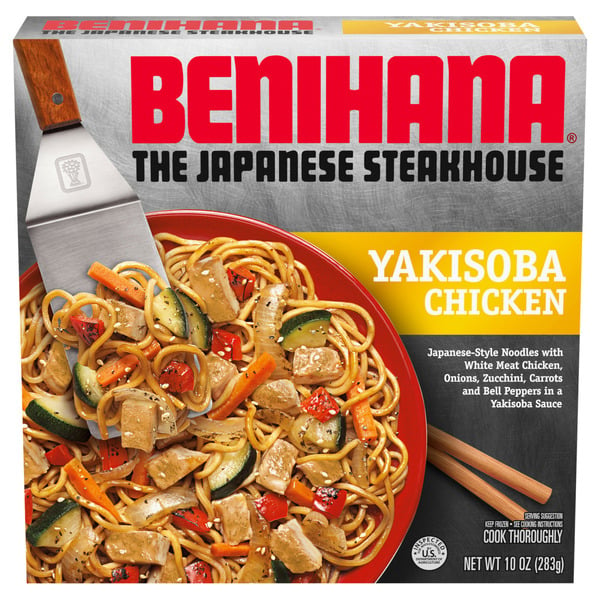 Frozen Meals Benihana The Japanese Steakhouse Yakisoba Chicken Frozen Meal hero