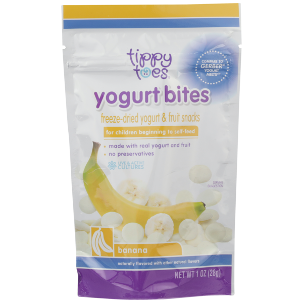 Baby Food & Formula Tippy Toes Yogurt Bites Yogurt Snacks Banana Flavor hero