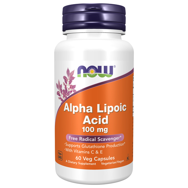 Vitamins & Supplements NOW Alpha Lipoic Acid 100 mg hero