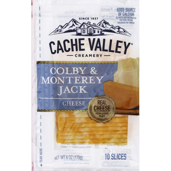 Packaged Cheese Cache Valley Cheese, Colby & Monterey Jack hero