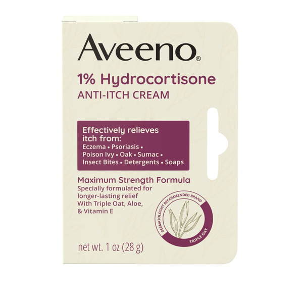 Aveeno 1% Hydrocortisone Anti-Itch Cream hero