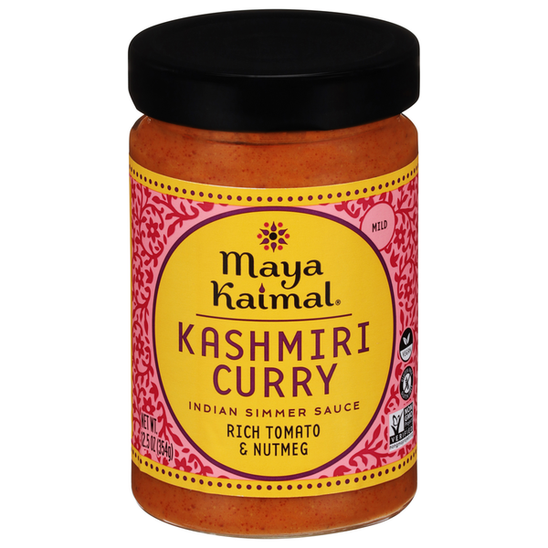 Indian Foods Maya Kaimal Indian Simmer Sauce, Kashmiri Curry, Mild hero