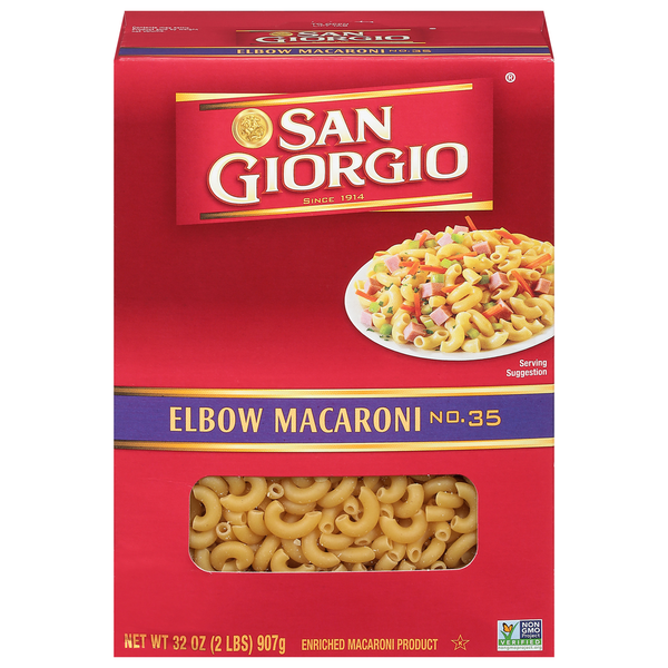 Dry Pasta San Giorgio Elbow Macaroni, No. 35 hero