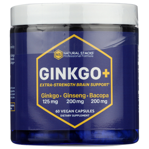 Dietary Supplements Natural Stacks Ginkgo+ hero