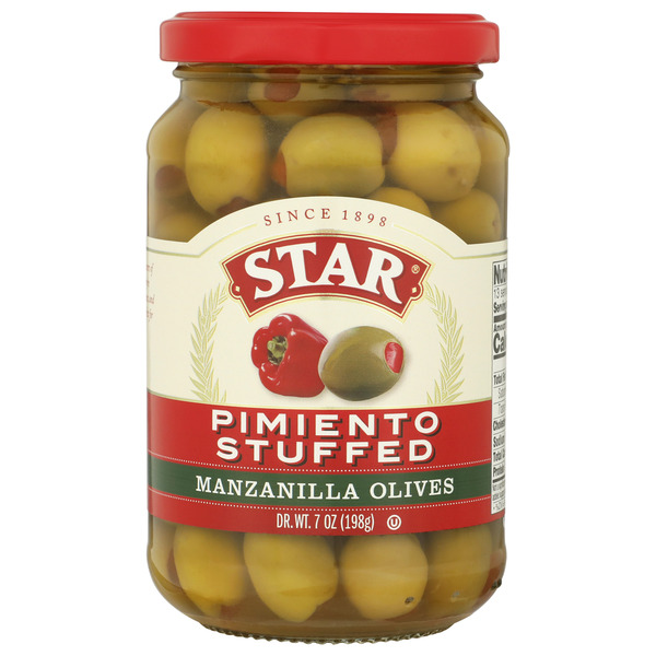 Pickled Goods & Olives STAR Manzanillas Pimiento Stuffed Olives hero