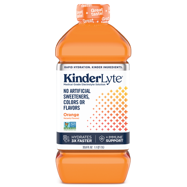 Energy & Sports Drinks Kinderlyte Natural Oral Electrolyte Solution Orange hero