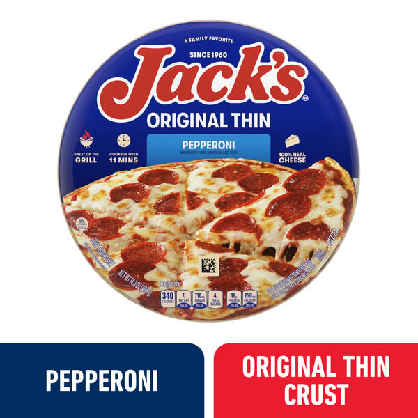 Frozen Pizza Jack's Original Pepperoni hero