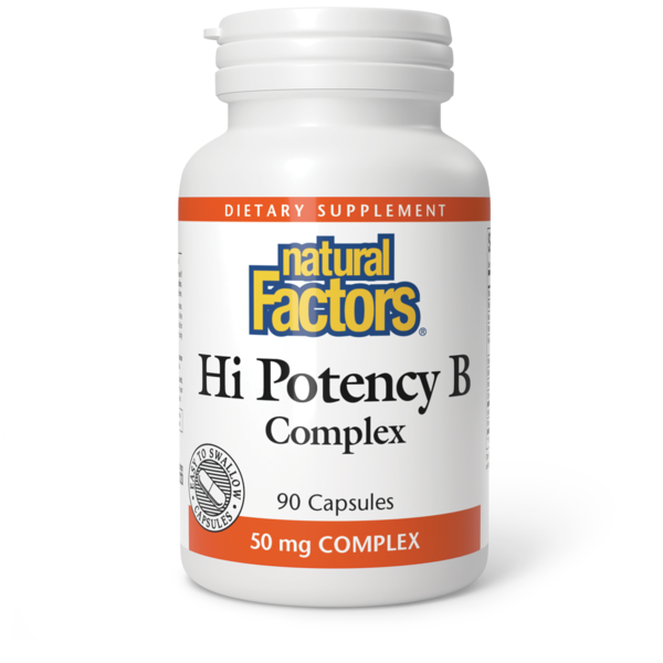 Vitamins & Minerals Natural Factors Hi Potency B Complex hero