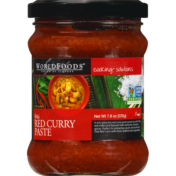 Asian Foods World Foods Red Curry Paste, Thai, Hot hero