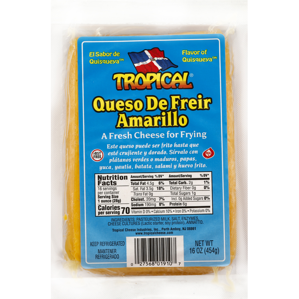 Cheese Tropical Cheese, Fresh, for Frying hero