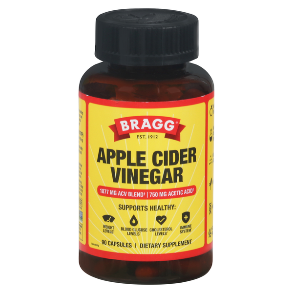 Oils & Vinegars Bragg Apple Cider Vinegar, Capsules hero