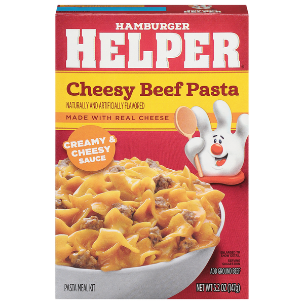 Instant Foods Hamburger Helper Pasta, Cheesy Beef hero