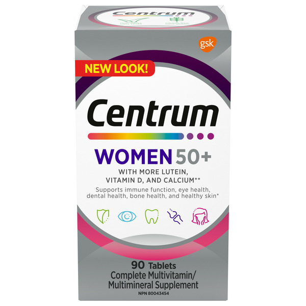 Vitamins & Supplements Centrum For Women 50+ hero