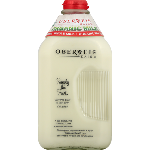 Milk Oberweis Milk, Organic, Whole hero