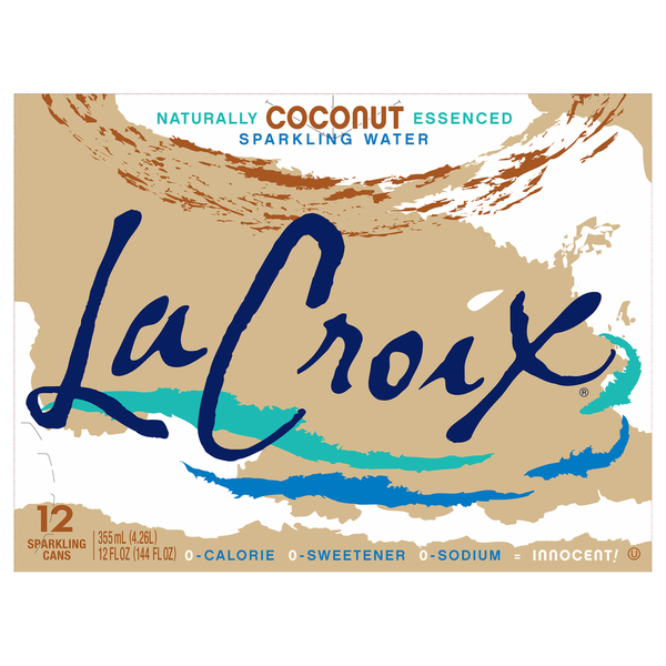 Water, Seltzer & Sparkling Water LaCroix Sparkling Water, Coconut hero