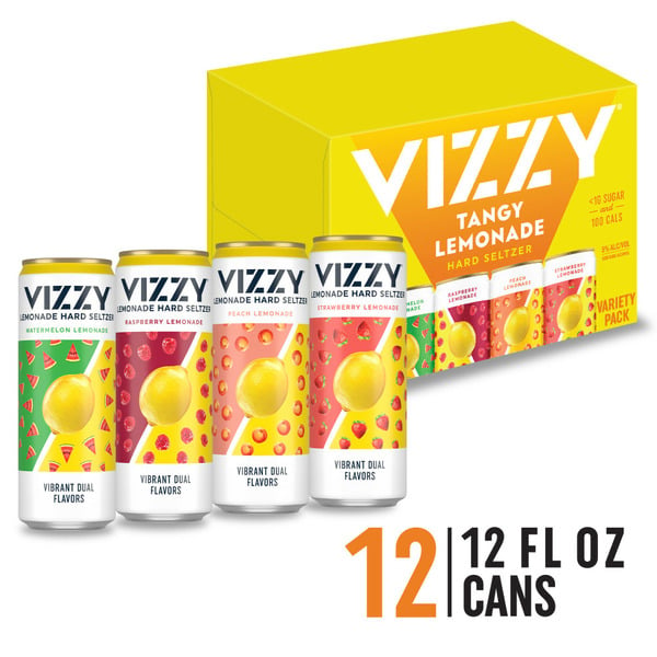 Malt Beverages Vizzy Tangy Lemonade Hard Seltzer Variety Pack hero