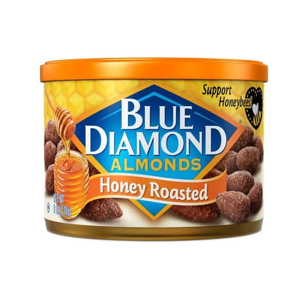 Snacks Blue Diamond Almonds, Honey Roasted hero