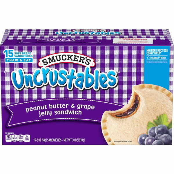 Frozen Breads & Doughs Smucker's Peanut Butter, Grape hero