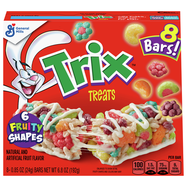 Breakfast Bars & Pastries Trix Bars, Treats, Fruity Shapes hero