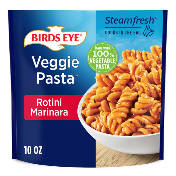 Frozen Appetizers & Sides Birds Eye Veggie Made Rotini Marinara Vegetable Pasta hero