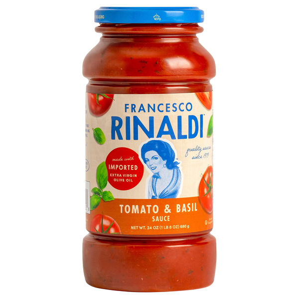 Pasta Sauce Francesco Rinaldi Sauce, Tomato & Basil hero