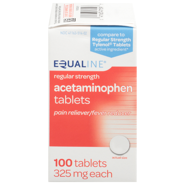 Muscles, Joints & Pain Relief Equaline Acetaminophen, Regular Strength, 325 mg, Tablets hero