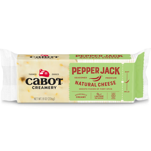 Packaged Cheese Cabot Premium Natural Cheese Pepper Jack hero