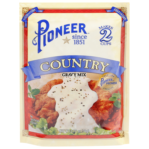 Holiday Items Pioneer Gravy Mix, Country hero