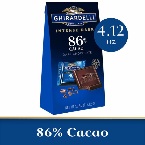 Candy & Chocolate Ghirardelli Intense Dark Chocolate Squares - 86% Cacao hero