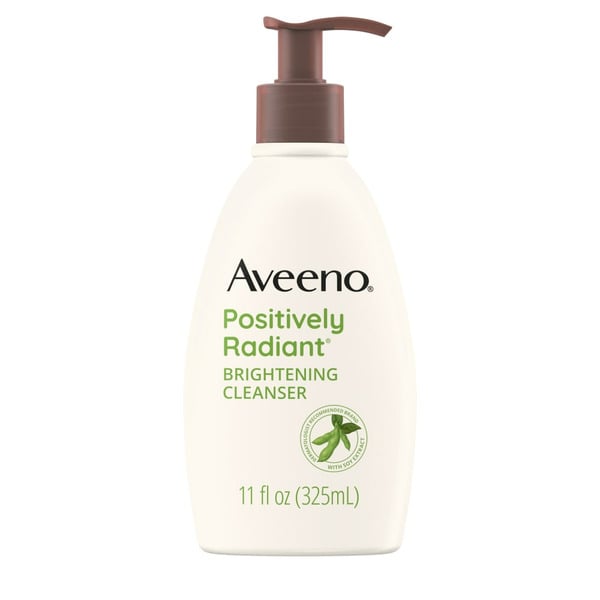 Aveeno Positively Radiant Brightening Facial Cleanser, Face Wash hero